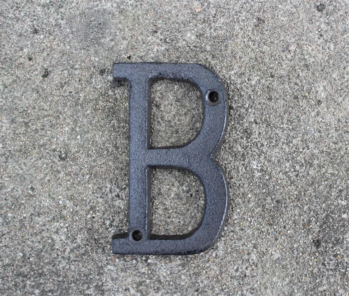 Rustic Cast Iron Letter Alphabet A Z, 0 9, &, Antique Metal House Street  Door Numbers Numerals Letters Home Insignia Wall Mount Decoration From  Olddecor, $80.41